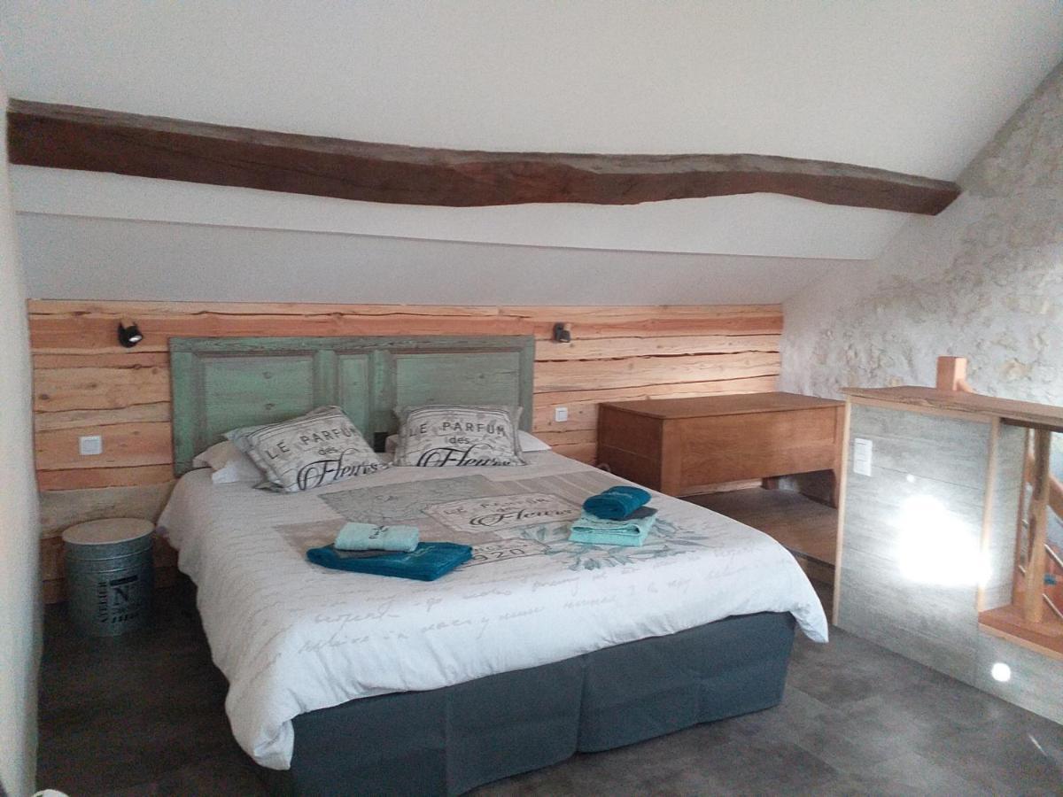 La Berrycurienne Proche Du Zoo De Beauval Saint-Aignan Avec Sdb, Wc Et Spa Privatif Pour Chaque Chambre Lucay-le-Male Quarto foto