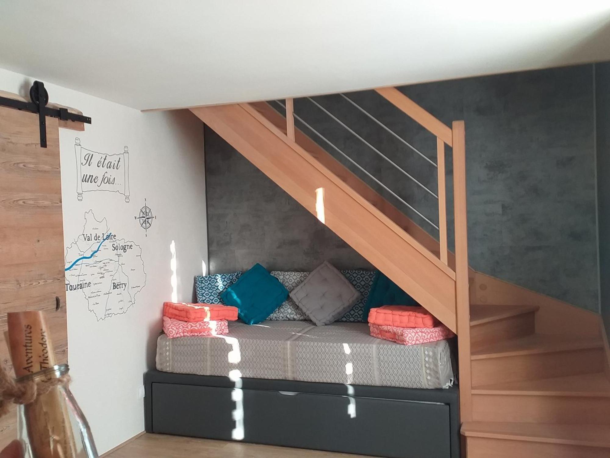 La Berrycurienne Proche Du Zoo De Beauval Saint-Aignan Avec Sdb, Wc Et Spa Privatif Pour Chaque Chambre Lucay-le-Male Quarto foto